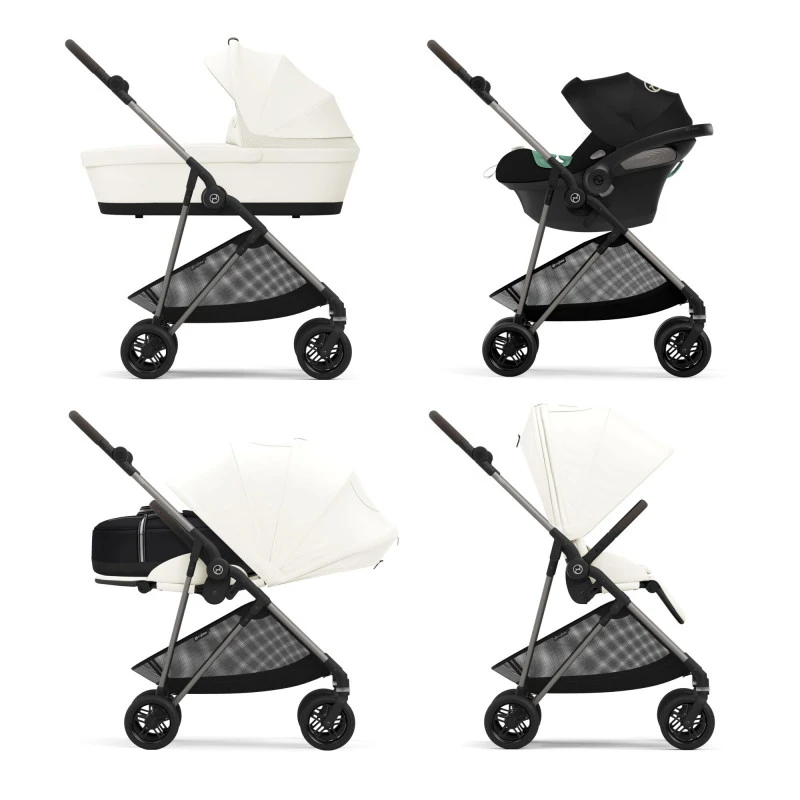 Poussette Melio 3 CYBEX Cotton White 7 Poussette Melio 3 CYBEX Cotton White – Image 5