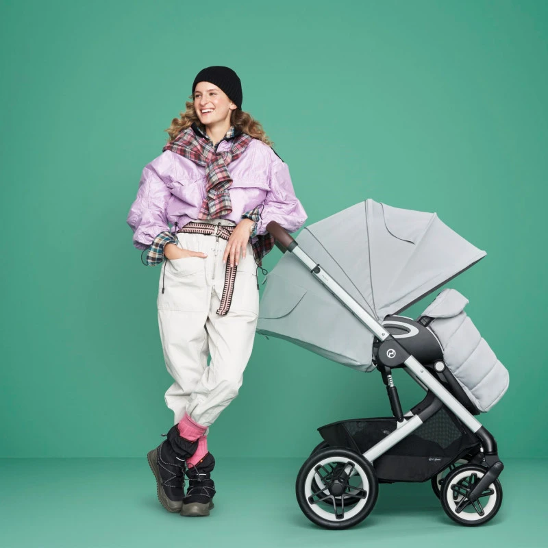 Poussette Talos S Lux CYBEX Silver/Lava Grey 4 Poussette Talos S Lux CYBEX Silver/Lava Grey – Image 2