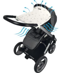 Protection Poussette Dooky Cover Design DOOKY Black -Made4baby protection poussette dooky cover design dooky black 1