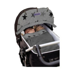 Protection Poussette Dooky Cover Design DOOKY Étoiles Grises 9 Protection Poussette Dooky Cover Design DOOKY Étoiles Grises -Made4baby protection poussette dooky cover design dooky etoiles grises 1