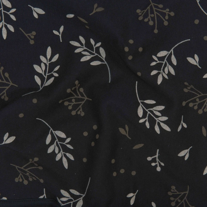 Protections De Sangles De Siège-auto DOOKY Romantic Leaves Noir 3 Protections De Sangles De Siège-auto DOOKY Romantic Leaves Noir