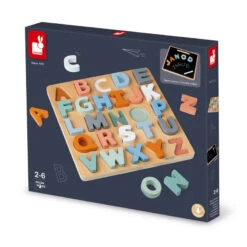 Puzzle En Bois Alphabet Sweet Cocoon JANOD -Made4baby puzzle alphabet sweet cocoon 10