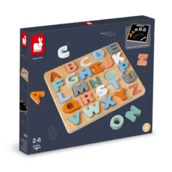 Puzzle En Bois Alphabet Sweet Cocoon JANOD -Made4baby puzzle alphabet sweet cocoon 11