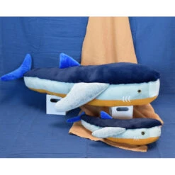 Requin 80cm "Trésors Marins" HISTOIRE D'OURS Bleu -Made4baby requin 80cm 2
