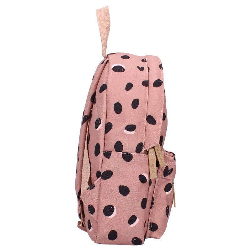 Sac à Dos Enfant Coeurs & Pois KIDZROOM Vieux Rose 4 Sac à Dos Enfant Coeurs & Pois KIDZROOM Vieux Rose – Image 2
