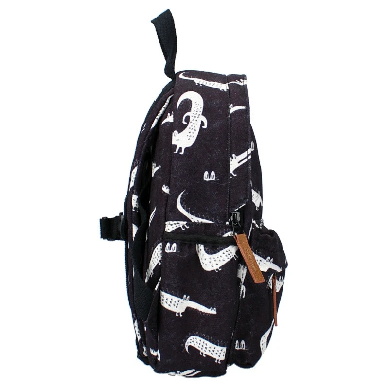 Sac à Dos Enfant Crocodiles KIDZROOM Noir 4 Sac à Dos Enfant Crocodiles KIDZROOM Noir – Image 2