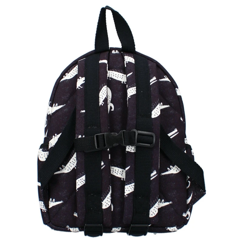 Sac à Dos Enfant Crocodiles KIDZROOM Noir 6 Sac à Dos Enfant Crocodiles KIDZROOM Noir – Image 4