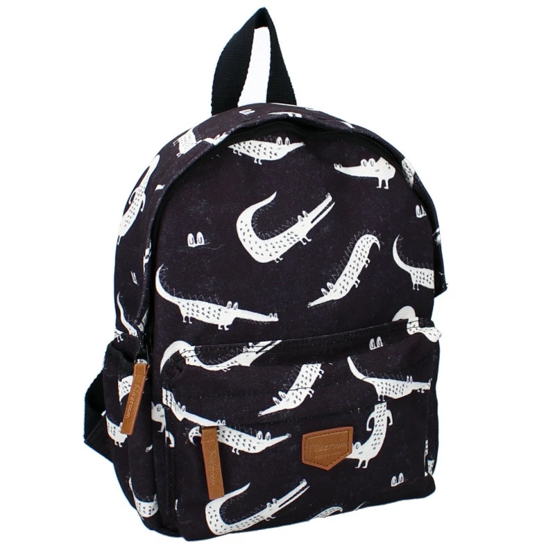 Sac à Dos Enfant Crocodiles KIDZROOM Noir 3 Sac à Dos Enfant Crocodiles KIDZROOM Noir