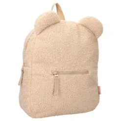 Sac à Dos Enfant Ourson Bouclettes KIDZROOM Beige