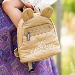 Sac à Dos My First Bag CHILDHOME Matelassé Beige -Made4baby sac a dos my first bag childhome matelasse beige 5