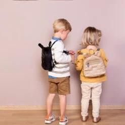 Sac à Dos My First Bag CHILDHOME Matelassé Noir -Made4baby sac a dos my first bag childhome matelasse noir 4