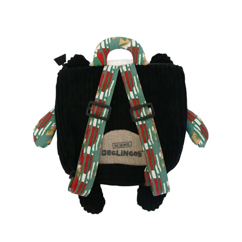 Sac à Dos Velours Rototos Le Panda LES DEGLINGOS 7 Sac à Dos Velours Rototos Le Panda LES DEGLINGOS – Image 5
