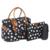 Sac à Langer Black & White KIDZROOM Cœur -Made4baby sac a langer black white kidzroom coeur