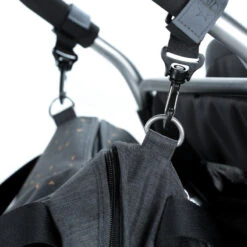 Sac à Langer Casual Twin Triangle Gris Foncé LASSIG -Made4baby sac a langer casual twin triangle gris fonce lassig 6