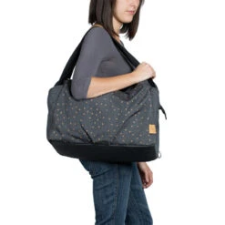 Sac à Langer Casual Twin Triangle Gris Foncé LASSIG -Made4baby sac a langer casual twin triangle gris fonce lassig 7