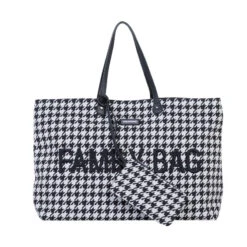 Sac à Langer Family Bag CHILDHOME Pied De Poule -Made4baby sac a langer family bag childhome pied de poule 2