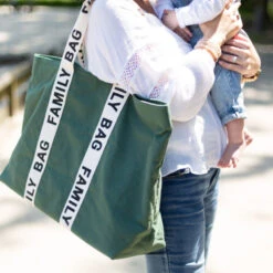 Sac à Langer Family Bag CHILDHOME Signature Green -Made4baby sac a langer family bag childhome signature green 3