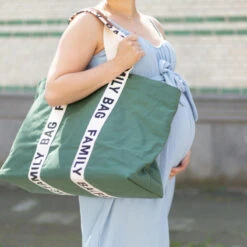 Sac à Langer Family Bag CHILDHOME Signature Green -Made4baby sac a langer family bag childhome signature green 5