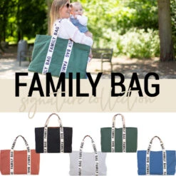 Sac à Langer Family Bag CHILDHOME Signature Green -Made4baby sac a langer family bag childhome signature green 8