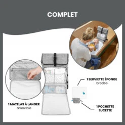 Sac à Langer Le Sancy BABYMOOV Smokey 13 Sac à Langer Le Sancy BABYMOOV Smokey -Made4baby sac a langer le sancy babymoov smokey 4