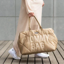 Sac à Langer Mommy Bag CHILDHOME Matelassé Beige -Made4baby sac a langer mommy bag childhome matelasse beige 5