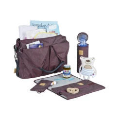 Sac à Langer Neckline Green Label LASSIG Ecoya Bordeaux 15 Sac à Langer Neckline Green Label LASSIG Ecoya Bordeaux -Made4baby sac a langer neckline green label lassig ecoya bordeaux 4