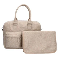 Sac à Langer Sherpa KIDZROOM Beige -Made4baby sac a langer sherpa kidzroom beige 2