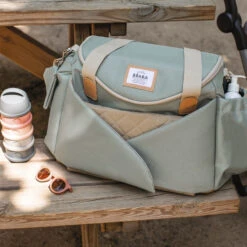 Sac à Langer Sydney II BEABA Vert Sauge -Made4baby sac a langer sydney ii beaba vert sauge 6