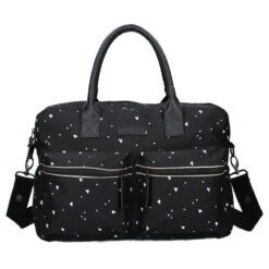 Sac à Langer Touch Of Gold KIDZROOM Noir/Cœurs