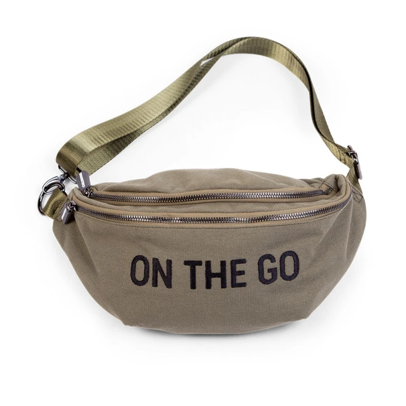 Sac Banane On The Go CHILDHOME Canvas Kaki 3 Sac Banane On The Go CHILDHOME Canvas Kaki