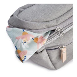 Sac Pop-up Biarritz BEABA Gris Chiné -Made4baby sac biarritz beaba gris chine 9