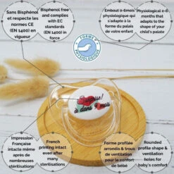 Sucette Message IRRÉVERSIBLE Surprise !!! À Dans 9 Mois ! -Made4baby sucette message irreversible surprise a dans 9 mois 1 2