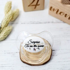 Sucette Message IRRÉVERSIBLE Surprise Tu Vas être Mamie !