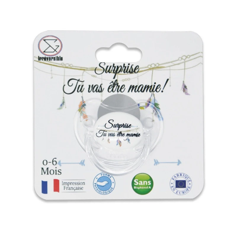 Sucette Message IRRÉVERSIBLE Surprise Tu Vas être Mamie ! 4 Sucette Message IRRÉVERSIBLE Surprise Tu Vas être Mamie ! – Image 2