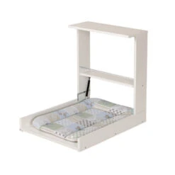 Table à Langer Murale Wicki GBASIC Blanche / Papillons