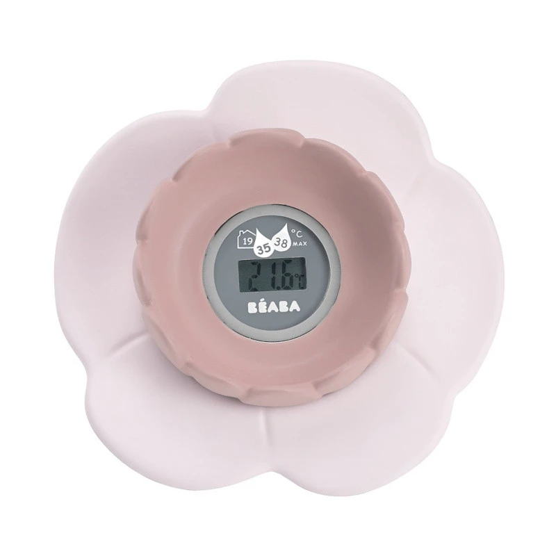 Thermomètre De Bain Lotus BEABA Old Pink 3 Thermomètre De Bain Lotus BEABA Old Pink