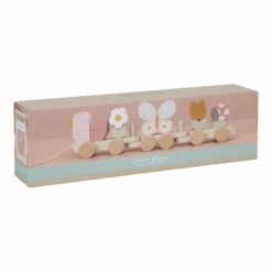 Train à Blocs En Bois LITTLE DUTCH Flowers & Butterflies -Made4baby train a blocs en bois little dutch flowers butterflies 1