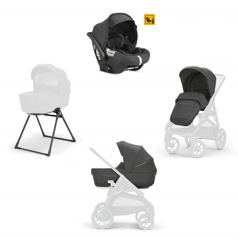 Trio Aptica XT Avec Siège-auto I-Size Darwin INGLESINA Magnet Grey/Total Black 4 Trio Aptica XT Avec Siège-auto I-Size Darwin INGLESINA Magnet Grey/Total Black – Image 2