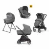Trio Electa Avec Siège-auto I-Size Darwin INGLESINA Chelsea Grey/Total Black 1 Trio Electa Avec Siège-auto I-Size Darwin INGLESINA Chelsea Grey/Total Black -Made4baby trio electa avec siege auto i size darwin inglesina chelsea greytotal black