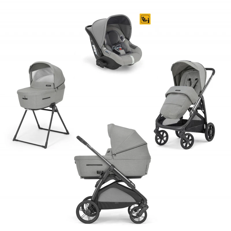Trio Poussette Aptica Darwin INGLESINA Satin Grey/Litio Black 3 Trio Poussette Aptica Darwin INGLESINA Satin Grey/Litio Black