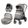 Trio Poussette Book + Primo Viaggio SLK + Nacelle Culla Elite PEG PEREGO City Grey -Made4baby trio poussette book primo viaggio slk nacelle culla elite peg perego city grey