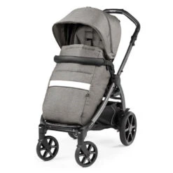 Trio Poussette Book + Primo Viaggio SLK + Nacelle Culla Elite PEG PEREGO City Grey -Made4baby trio poussette book primo viaggio slk nacelle culla elite peg perego city grey 3