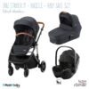 Trio Poussette, Nacelle Strider M + Siège Baby-Safe 5Z2 BRITAX Black Shadow/Space Black -Made4baby trio poussette nacelle strider m siege baby safe 5z2 britax black shadowspace black