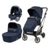 Trio Poussette Vivace + Primo Viaggio SLK + Nacelle Pagoda PEG PEREGO Blue Shine -Made4baby trio poussette vivace primo viaggio slk nacelle pagoda peg perego blue shine