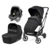 Trio Poussette Vivace + Primo Viaggio SLK + Nacelle Pagoda PEG PEREGO Licorice 1 Trio Poussette Vivace + Primo Viaggio SLK + Nacelle Pagoda PEG PEREGO Licorice -Made4baby trio poussette vivace primo viaggio slk nacelle pagoda peg perego licorice