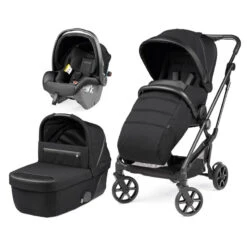 Trio Poussette Vivace + Primo Viaggio SLK + Nacelle Pagoda PEG PEREGO Licorice