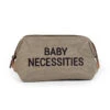 Trousse Baby Necessities CHILDHOME Canvas Kaki -Made4baby trousse baby necessities childhome canvas kaki