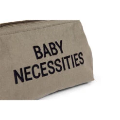 Trousse Baby Necessities CHILDHOME Canvas Kaki -Made4baby trousse baby necessities childhome canvas kaki 2