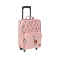 Valise à Roulettes Safari LASSIG Girafe Rose