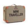 Valise Mini Traveller CHILDHOME Canvas Kaki -Made4baby valise mini traveller childhome canvas kaki